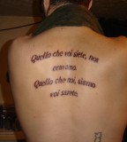 Quotes Tattoo Sayings On The Upper Back