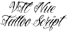 Chic Vtc Nue Tattoo Script Font