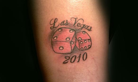 Dice Las Vegas Tattoo