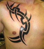 Simple Tribal Tattoo Designs for Men