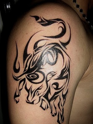 Tribal Tiger Tattoo Designs For Men