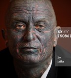 Vladimir Franz Amazing Face Tattoo