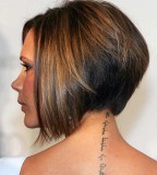 Victoria Beckham Neck Tattoos
