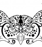Owl Tribal Henna Tattoo Design 