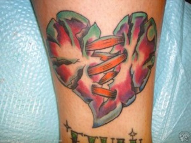 Tattoos Of Broken Hearts Tattoos