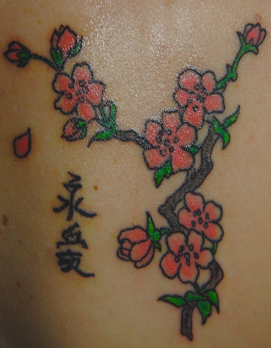 Cherry Blossom Tattoo Design By Exquisitedistraction