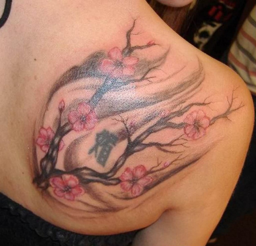 Tattoos Ever Seen Alluring Cherry Blossom Tattoos Design