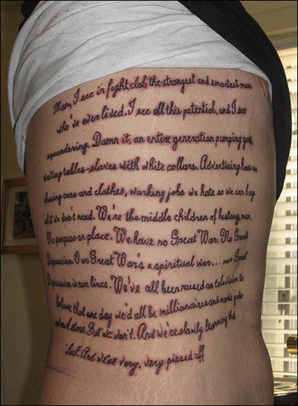 Literary Tattoos Can You Identify The Quotes Telegraph Free