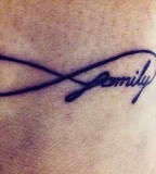 Adorable Family Tattoos of infinity Symbol