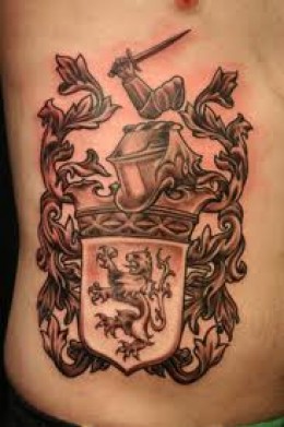 Awesome Tattoo Design - Coat of Arm Tattoos And Family Crest Tattoos