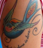 Meaning of Swallow Bird Tattoo Designs