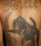 Animal Tattoo for Men - Back Tattoo Design 