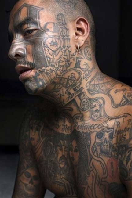 Showing Gang Tattoos In Many Cases Can Be Dangerous For You
