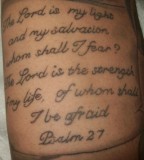 Bible Quote About Strength Inspiration for Tattoo Design