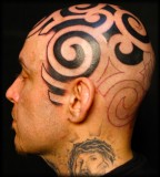 Terrible Tribal Tattoos on Head