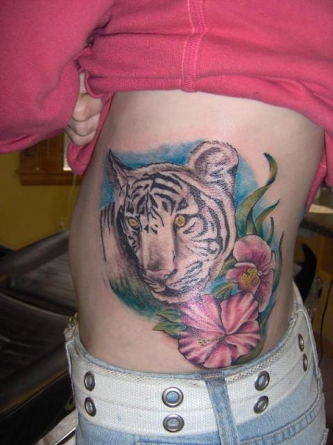Free Design Tiger Lily Tattoo Flowers