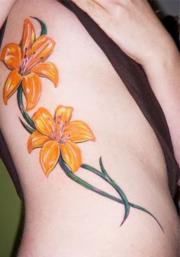 Yellow Tiger Lily Tattoos Beauty Of Pride Of Prosperity