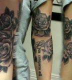 Sweet Rose Shaped Tlc Tattoo School Pic