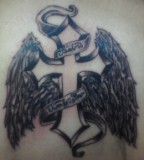 Cross and Wings Tlc Tattoo School Picture