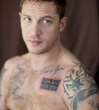 Tom Hardys Tattoos Half Body 