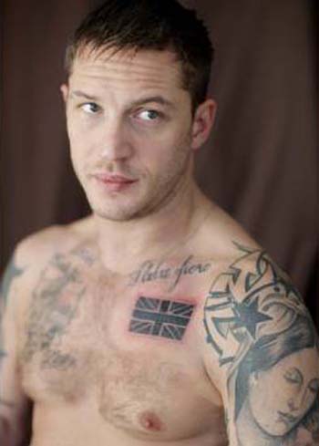 Tom Hardys Tattoos Half Body