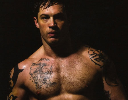 Tom Hardy A Perfect Example Of  Tattoos