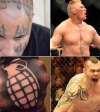 Various Bold Tattoo Inspirations from Mixed Martial Arts Fighters