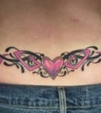Excellent Heart Tribal Tramp Stamp Inspiration Picture