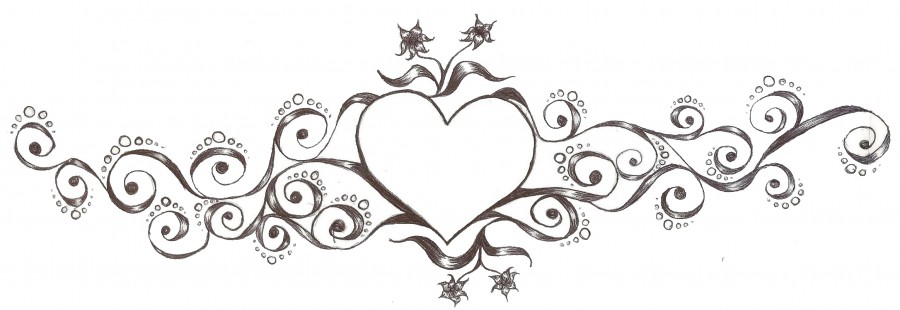 Stylized Tramp Stamp Heart Inspiration By Beygurl