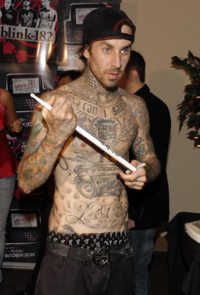 Awesome Travis Barker Tattoos View 