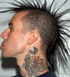 Travis Barker Neck Tattoo Photo
