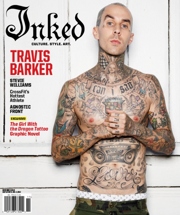 Travis Barkers for Inked magazine