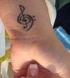 Treble And Bass Clef Tattoo Picture At  Wirst