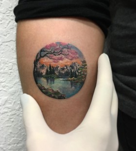 tree-and-scenery-circle-tattoo