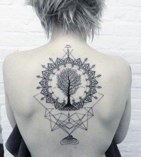 tree of life mandala tattoo