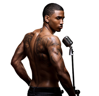 Trey Songz Tattoo On His Back