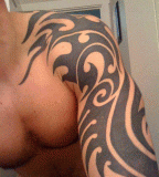 Tribe 2 Tribal Half Sleeve Tattoo