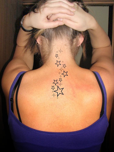 Cute & Feminine Stars Tattoo Design for Women – Star Tattoos