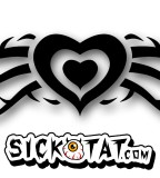 Tribal Hearts Tattoo Design Ideas by Sicktat - Tribal Tattoos
