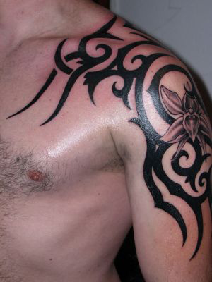 Upper-Arm / Over-shoulder Tribal Tattoos Design for Men – Tribal Tattoos
