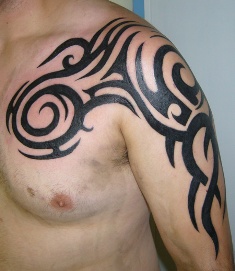 Chest to Arms Tribal Tattoo Designs for Men and Women – Tribal Tatoos