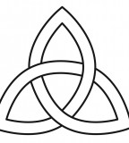 Trinity Knot Basic Design Sketch for Tattoo