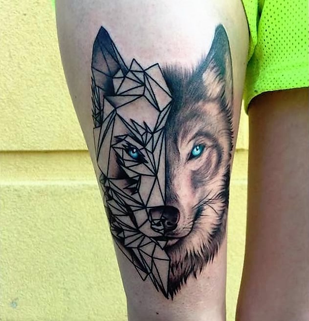 turquoise-eyes-wolf-tattoo