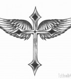 Winged Cross Tattoo Artists Picture