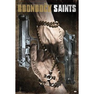 Veritas Aequitas Pinter Fingers Tattoos from The Boondock Saints Poster