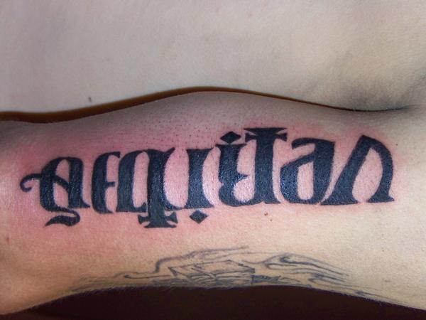 Amazing Aequitas Veritas Anagram Tattoo Design Inspiration