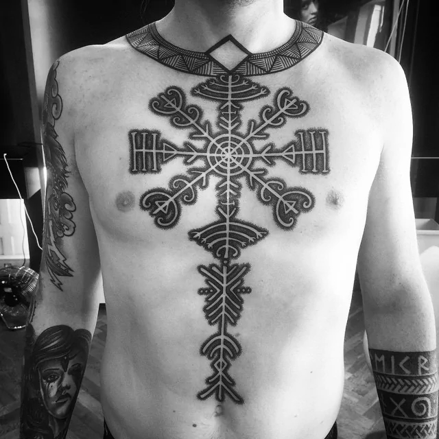 viking tribal tattoo