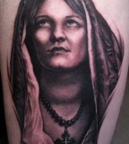 Tattoo Design Inspiration of the Virgin Mary - Christian Tattoos