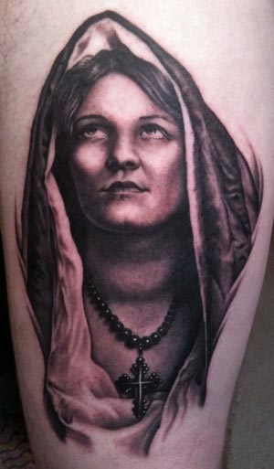 Tattoo Design Inspiration of the Virgin Mary – Christian Tattoos