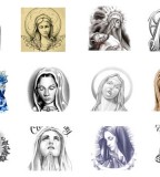 Various Virgin Mary Tattoos Designs & Symbols - Religious Tattoos